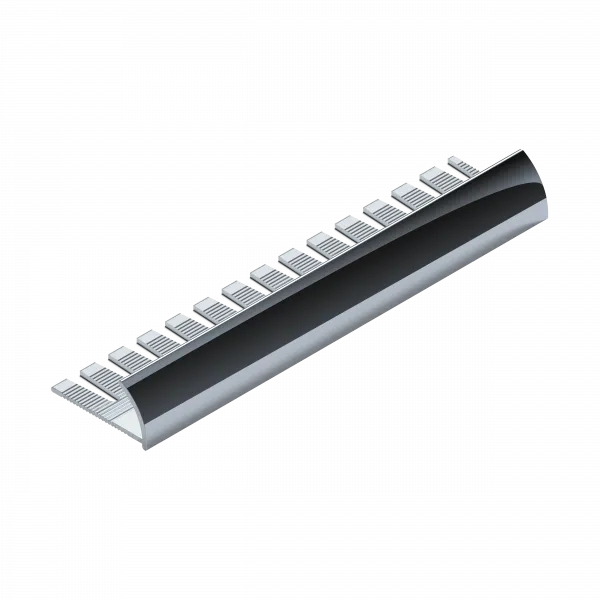 Профиль для плитки внешний гибкий 10мм (шампань матовая)