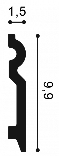 Плинтус напольный Orac Decor SX 137 Гибкий