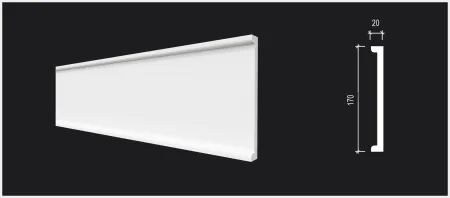 Плинтус напольный DECOR DIZAYN DD750