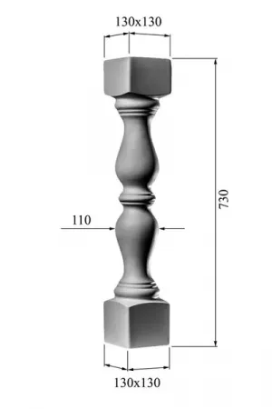Балясина DECORUS BL-004