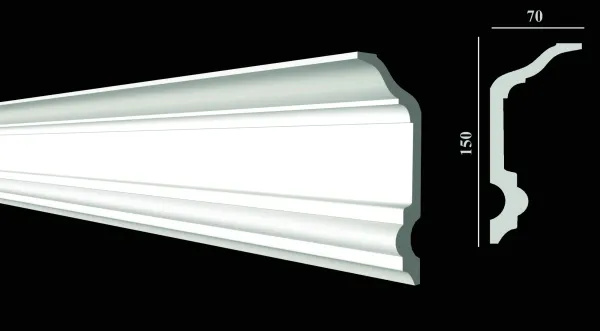Карниз потолочный DECOR DIZAYN DD505