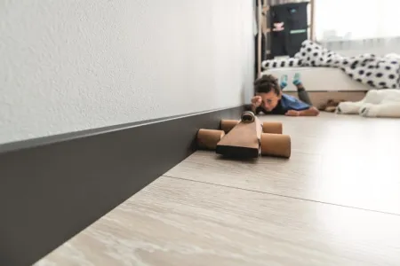 Плинтус напольный VOX Espumo антрацит 205