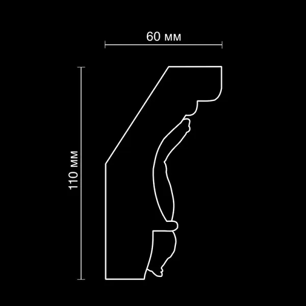 Карниз потолочный гипсовый Artpole SK269