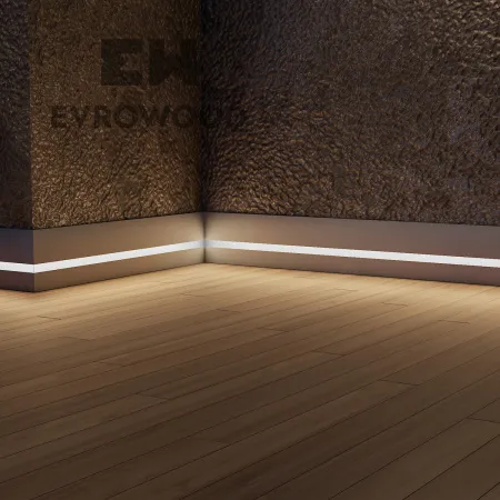 Плинтус напольный Evrowood PN 080 LED