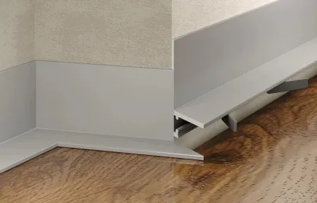 Микроплинтус LACONISTIQ Micro-L угловой Без покрытия, Без зажимов