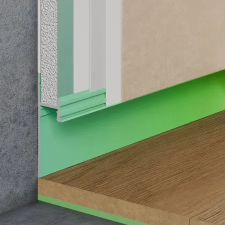 Теневой плинтус скрытого монтажа Pro Design 7209 Белый грунт