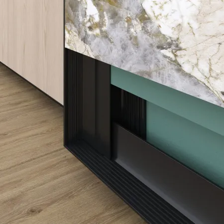 Теневая рейка LACONISTIQ Multilevel (разноуровневая) Черный