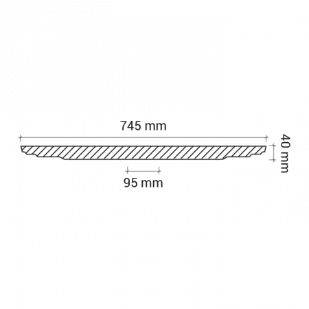 Розетка потолочная Европласт 1.56.018