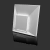 Гипсовая 3D панель Artpole MALEVICH LED (нейтральный свет)