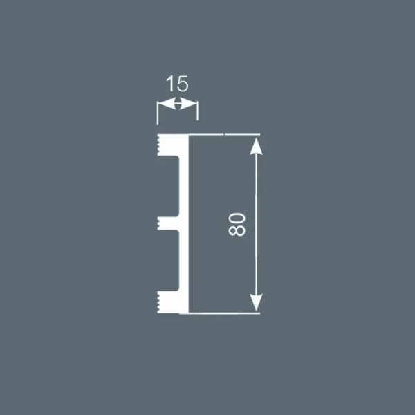 Плинтус напольный COSCA PX048
