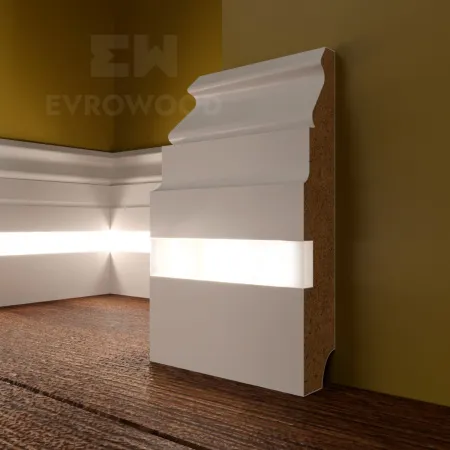 Плинтус напольный Evrowood PN 090 LED