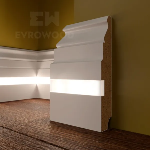 Плинтус напольный Evrowood PN 090 LED