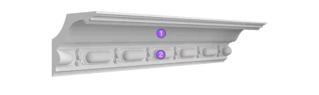 Карниз потолочный гипсовый Artpole SK303N  (наборный)