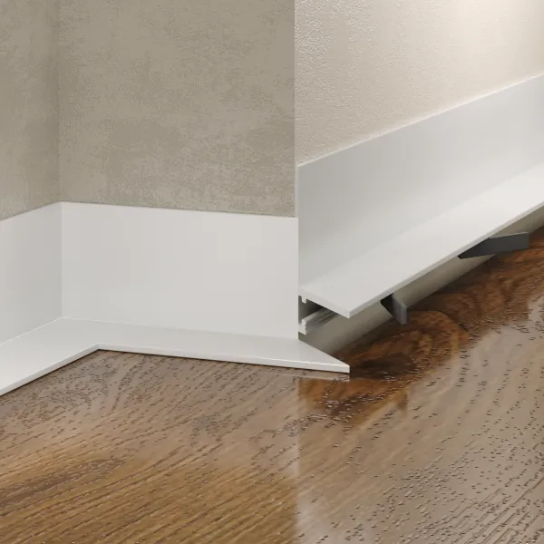 Микроплинтус LACONISTIQ Micro-L угловой Белый матовый