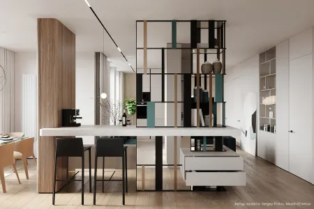 Универсальный теневой профиль D004.1A  Черный 