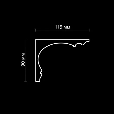 Карниз потолочный гипсовый Artpole SKT122
