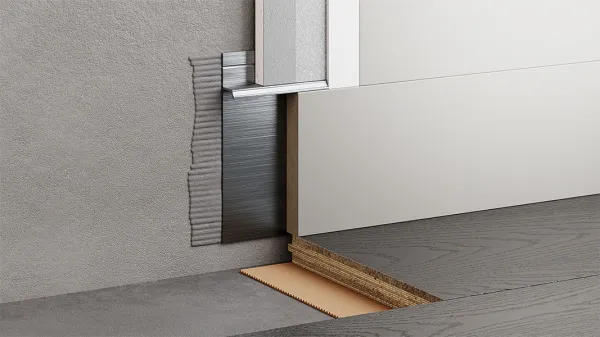 Вставка МДФ 80 мм под скрытый плинтус ФЕСО