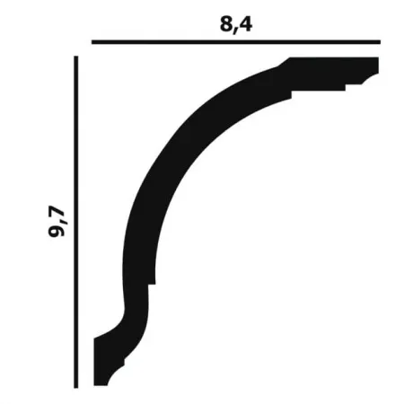 Карниз потолочный Перфект Plus Р08