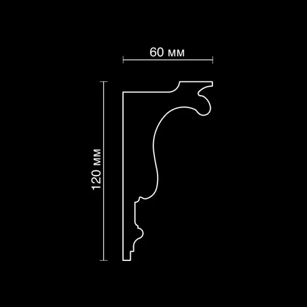 Карниз потолочный гипсовый Artpole SKTL119