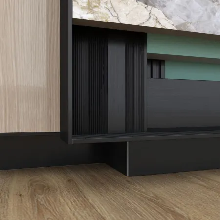 Теневая рейка LACONISTIQ Multilevel (разноуровневая) Черный