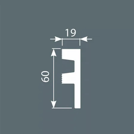 Плинтус напольный COSCA PX051