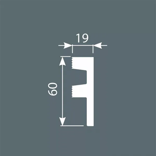 Плинтус напольный COSCA PX051