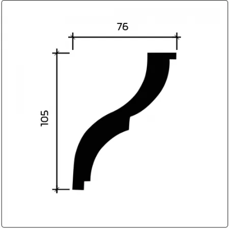 Карниз потолочный Европласт 1.50.275