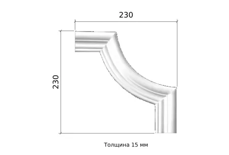 Угловой элемен Перфект AD325-12