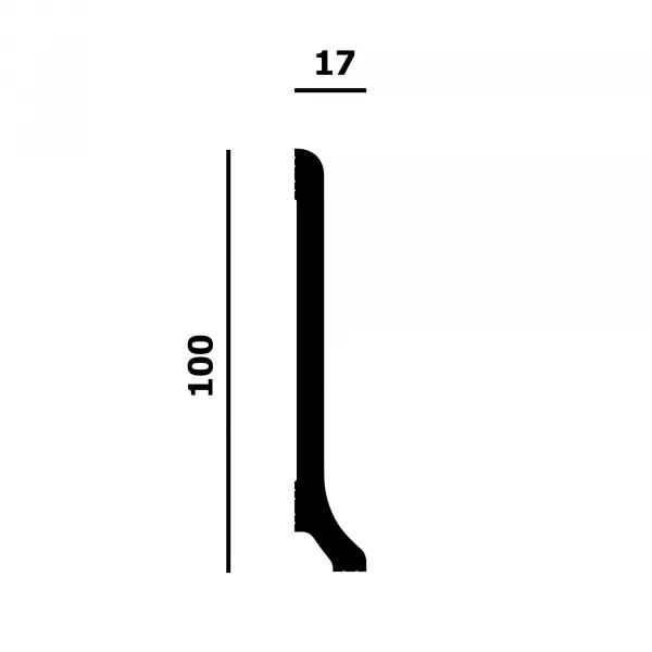 Плинтус напольный Перфект Plus Р222