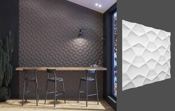 Гипсовая 3D панель Deco Line M-17