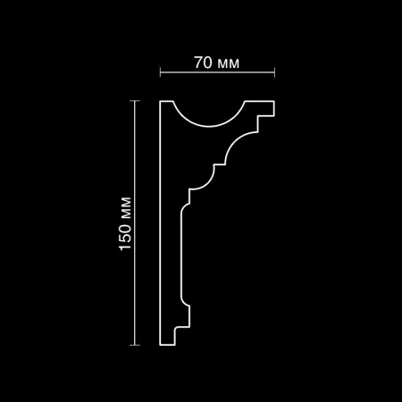 Карниз потолочный гипсовый Artpole SKTL138