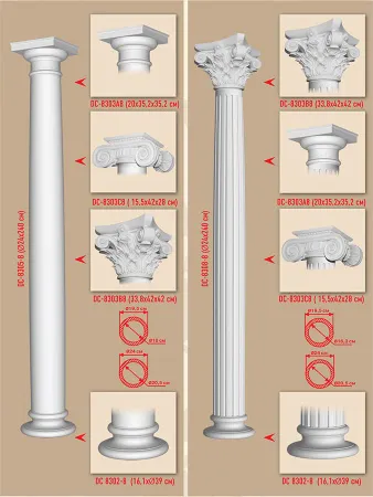 Капитель колонны Decomaster DC 8303A-8
