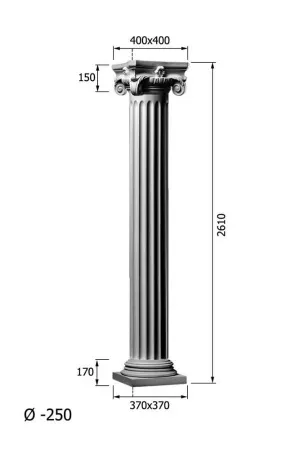 Колонна DECORUS KLN-250