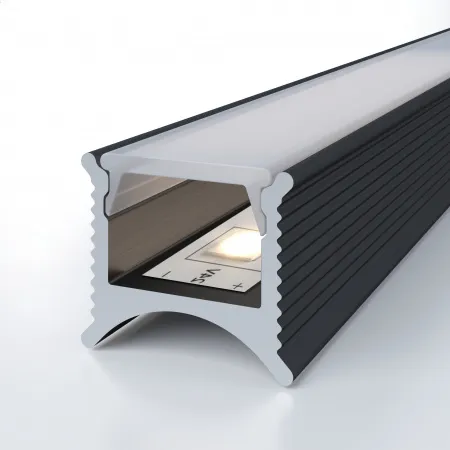 Разделительный теневой профиль D007 Черный
