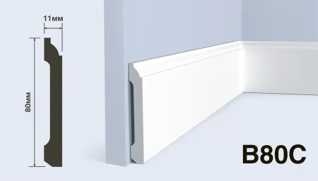 Плинтус напольный HIWOOD B80C 