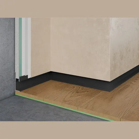 Теневой плинтус скрытого монтажа Pro Design 7210 Черный муар