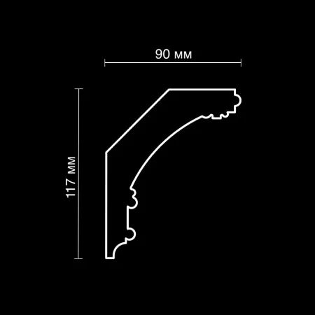 Карниз потолочный гипсовый Artpole SKT143