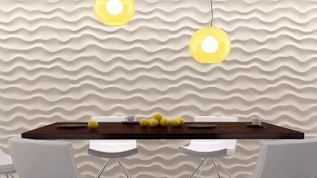 Гипсовая 3D панель Artpole SANDY-2 LED WHITE 3