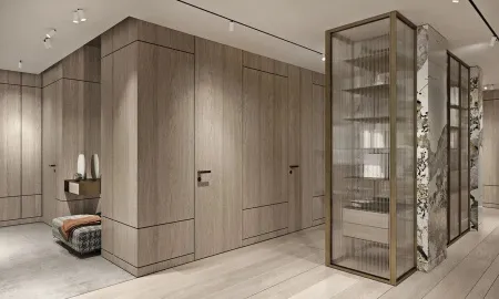 Скрытый плинтус LACONISTIQ REGULAR, под подсветку, без покрытия