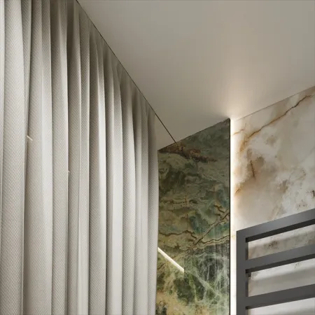 Теневой профиль потолочный для штор GARDINA, без покрытия