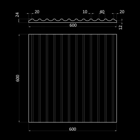 Гипсовая 3D панель Artpole KARFAGEN 1