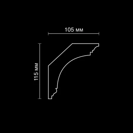 Карниз потолочный гипсовый Artpole SKT357