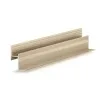 Теневая рейка LACONISTIQ Multilevel (разноуровневая) Светлое золото