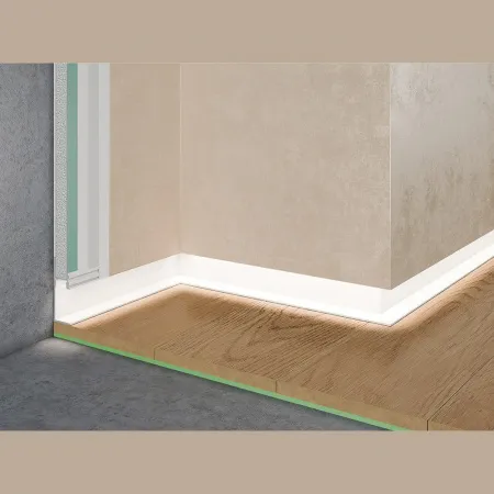 Теневой плинтус скрытого монтажа Pro Design 7210 Белый