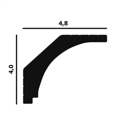 Карниз потолочный Перфект Plus Р13