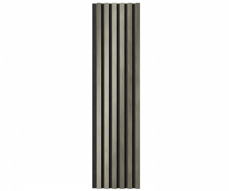 Комплект акуст.панелей, черный войлок, рейки ЭКОПОЛИМЕР платина матовая/2шт.