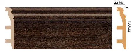 Плинтус напольный Decomaster D232-438