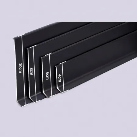 Плинтус алюминиевый Pro Design SYMETRIC L Черный 40 мм