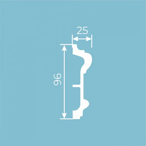 Молдинг RT050, 96х25