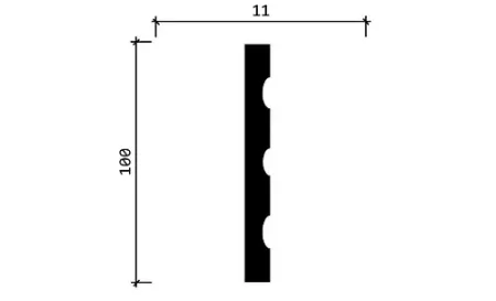 Ствол пилястры DECOR DIZAYN DD201